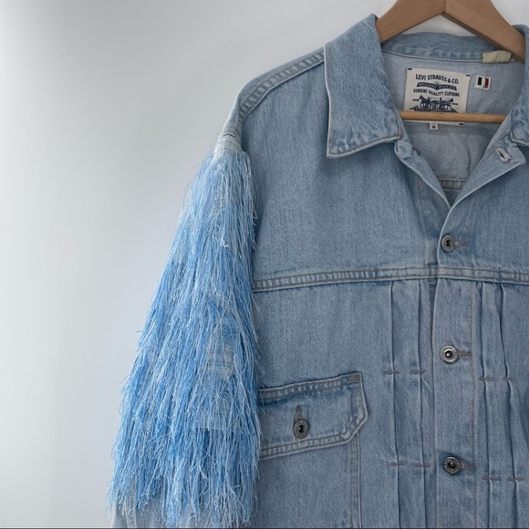 Levi’s love letter trucker Jean jacket size medium - Picture 5 of 12